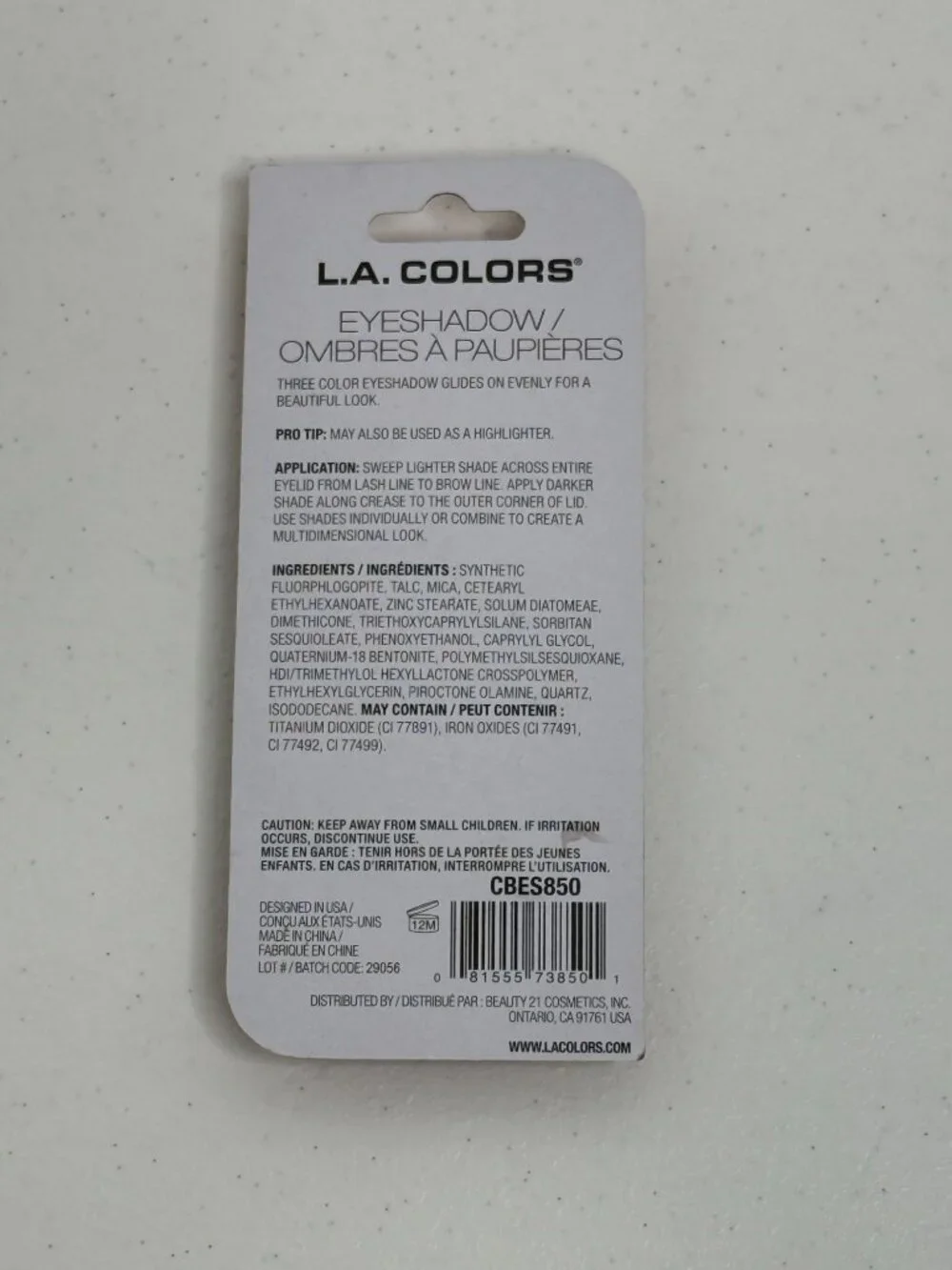 LA Colors Beauty Pot Eyeshadow Trifecta Shimmer Palette New
